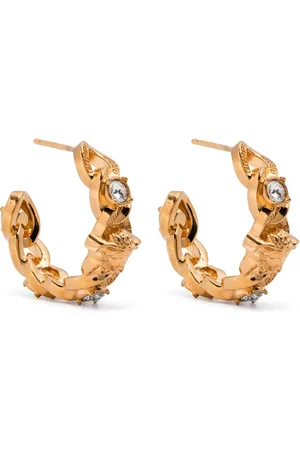 VERSACE Rhinestone-embellished earrings