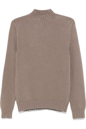 FEDELI Ribbed-trim sweater