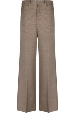 P.A.R.O.S.H. Houndstooth high-waist tailored trousers