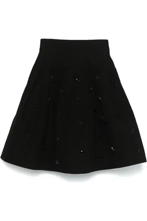 HUISHAN ZHANG Crystal-embellished mini skirt