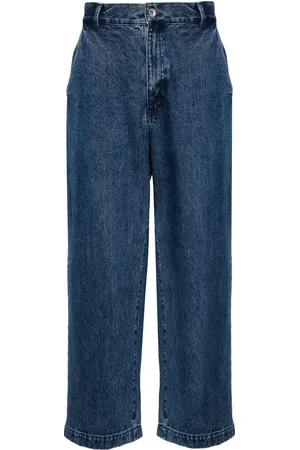 FIVE CM Cotton tapered jeans