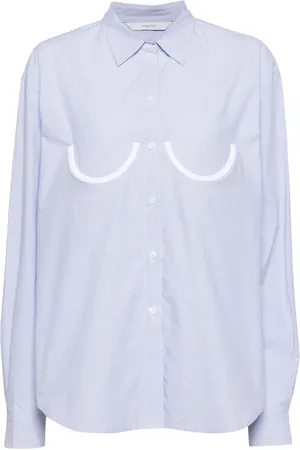 pushBUTTON Stripe bra shirt