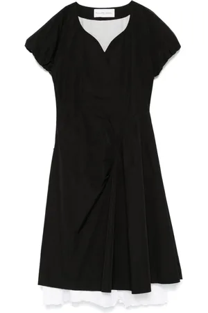 Philippe model Asymmetric midi dress