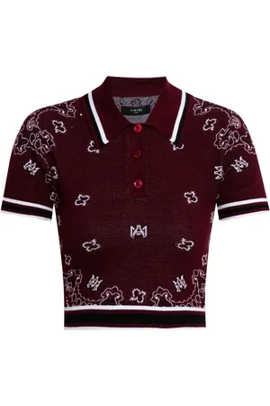 AMIRI Cropped polo shirt