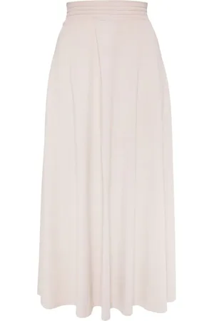 AGNÈS B. A-line midi skirt