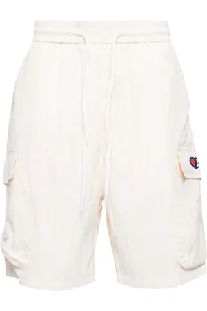 Ground Zero Crinkled logo-print cargo shorts