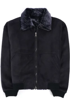 GIORGIO BRATO Reversible shearling bomber jacket