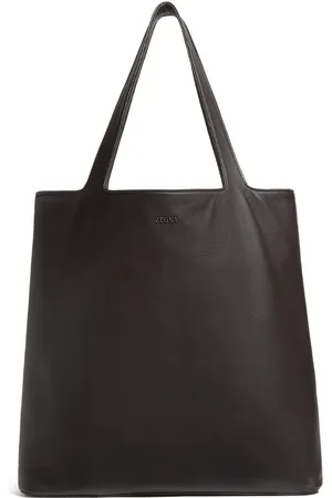 Ermenegildo Zegna Secondskin leather tote bag