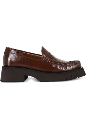 Paloma Barceló 45mm crinkled leather loafers