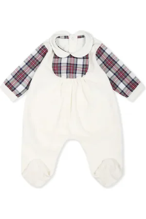 LA STUPENDERIA Checked babygrow