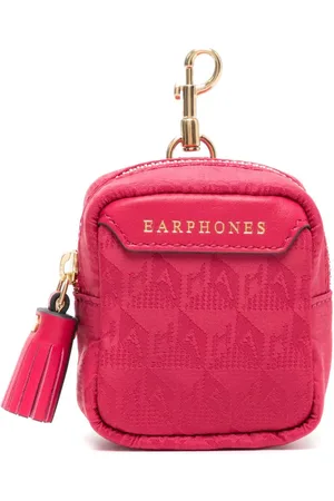 Anya Hindmarch Logo-jacquard earphones pouch