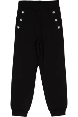 Balmain Engraved-buttons trousers