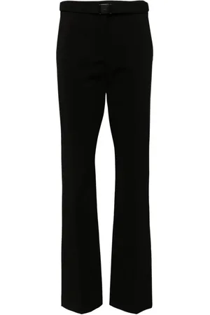 JUUN.J Decorative buckle detail straight trouser