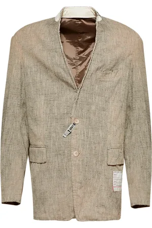 Maison Mihara Yasuhiro Slub tweed blazer