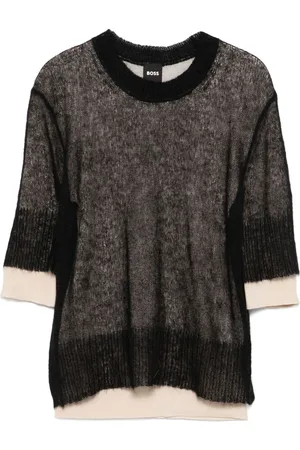 HUGO BOSS Layered-design sweater