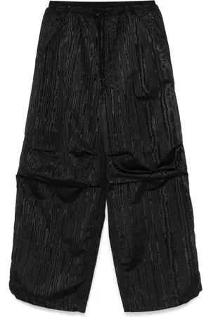 Marine Serre Logo-waistband trousers