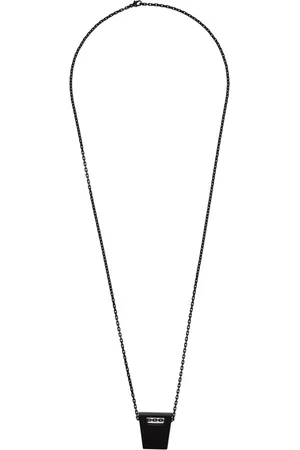 Rick Owens Dogtag charm necklace