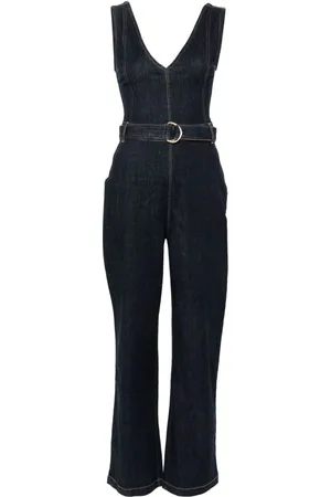 Liu Jo Belted denim jumpsuit