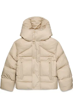 Dsquared2 Logo-embroidered hooded puffer jacket