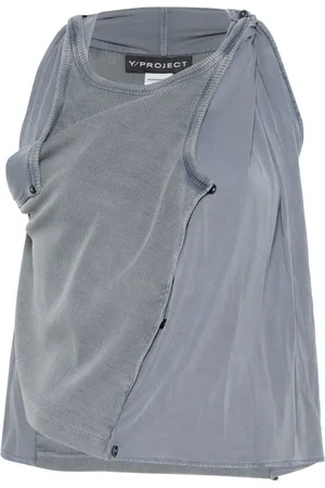 Y / PROJECT Scarf-insert tank top