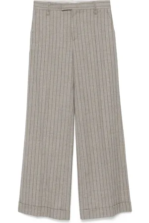 Brunello Cucinelli Striped palazzo pants