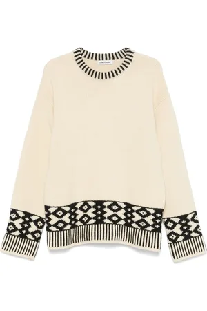 Low Classic Patterned-jacquard sweater