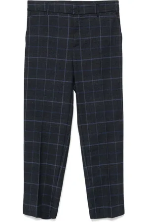 ..,MERCI Plaid-check trousers