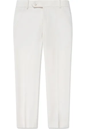 Maison Ava Logo-embroidered trousers
