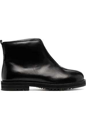 SUICOKE Zip-up leather ankle boots