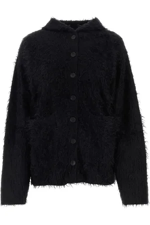 Balenciaga Hooded wool cardigan