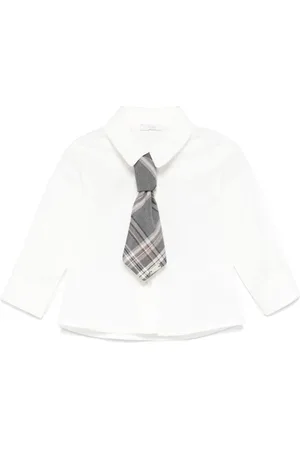 Le Bebé Enfant Tie-detail shirt