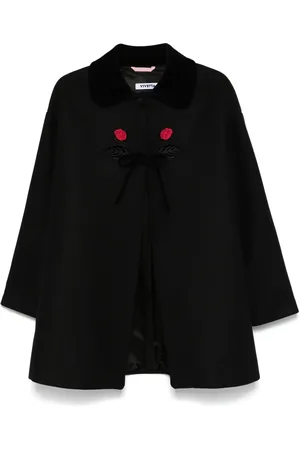 VIVETTA Floral-embroidered coat