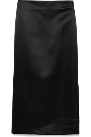 VIVETTA Satin midi skirt
