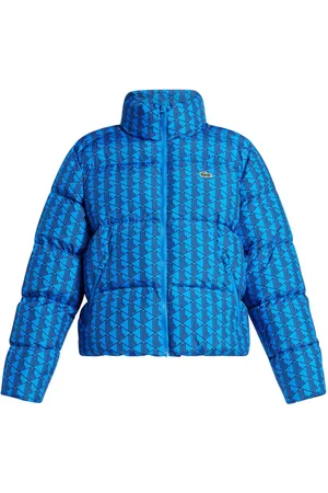 Lacoste Monogram print puffer jacket