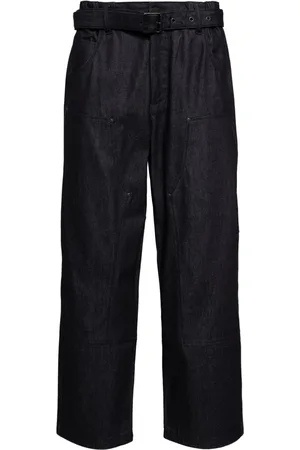 CROQUIS Panelled straight-leg jeans