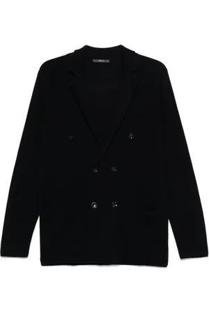 Boggi Milano Piqué-knit blazer