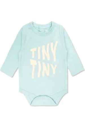 Tiny Cottons Logo-print cotton bodysuit
