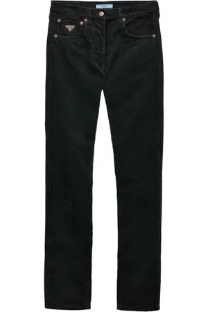 Prada Logo-patch tapered jeans