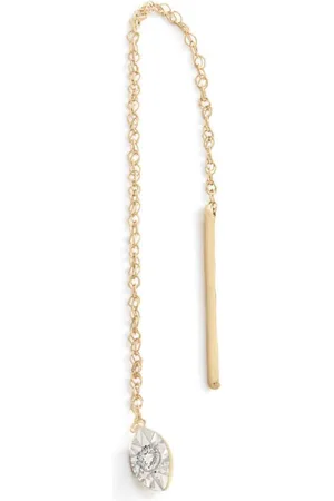 Monica Vinader 14kt yellow Single Threader earring
