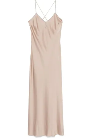 D.EXTERIOR Crystal-embellished slip dress