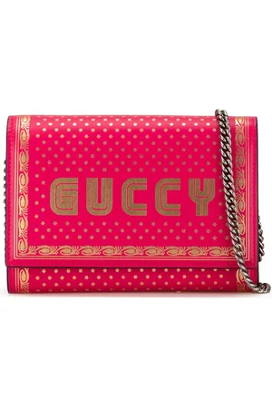 Gucci 2016-2023 Guccy Sega Wallet On Chain crossbody bag