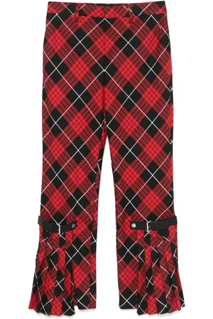 Jean Paul Gaultier Plaid-check trousers