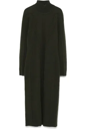 Alberta Ferretti Raised-seam midi dress