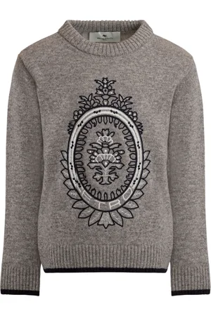 Etro Coat of Arms-embroidered jumper