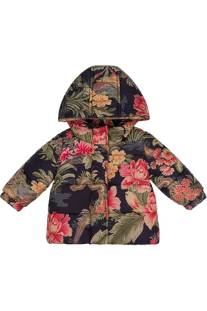 Etro Floral-print hooded jacket
