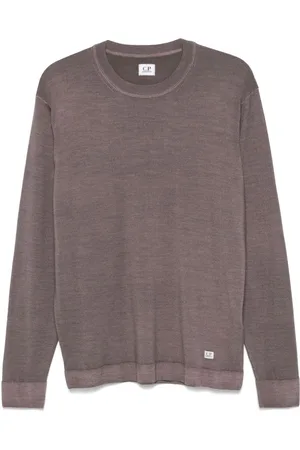C.P. Company Logo-patch wool sweater