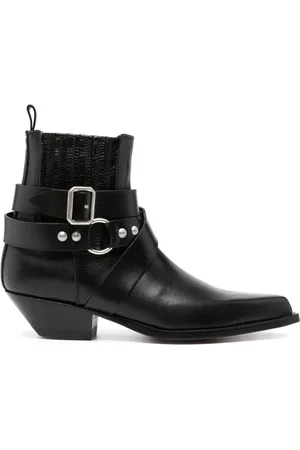 SONORA 40mm Shiny Veal biker boots