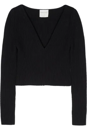 FORTE FORTE Ribbed cropped jumper