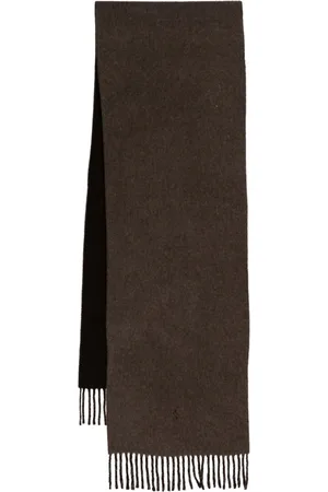 Ralph Lauren Fringed logo-print scarf