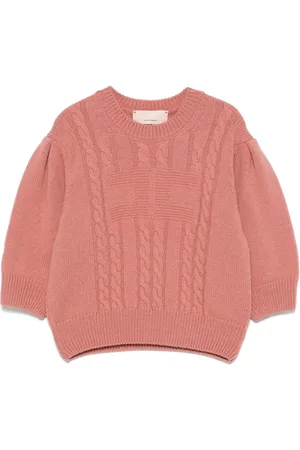 Elisabetta Franchi Logo-intarsia sweater